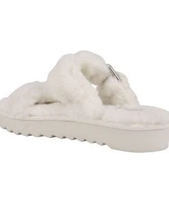 Nine West Funkie Cozy Flat Slide Sandals