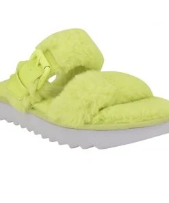 Nine West Color Pop Funkie Cozy Flat Slide Sandals