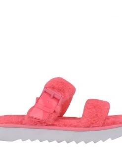 Nine West Color Pop Funkie Cozy Flat Slide Sandals