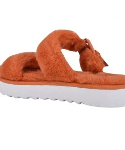 Nine West Funkie Cozy Flat Slide Sandals