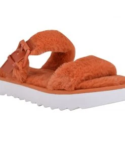 Nine West Funkie Cozy Flat Slide Sandals