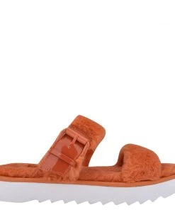 Nine West Funkie Cozy Flat Slide Sandals