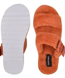 Nine West Funkie Cozy Flat Slide Sandals