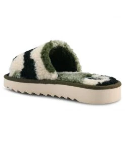 Nine West Mules & Slides Fuzzie Cozy Flat Slide Sandals 9 Nine West Mules & Slides Fuzzie Cozy Flat Slide Sandals