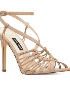 Nine West Gagnant Caged Sandals Heels