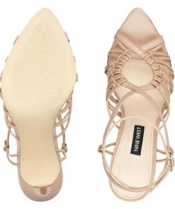 Nine West Gagnant Caged Sandals Heels