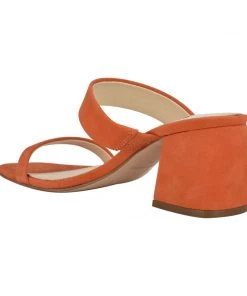 Nine West Galvin Block Heel Slide Sandals