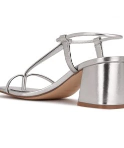 Nine West Gardeen Block Heel Sandals Y2K Revival