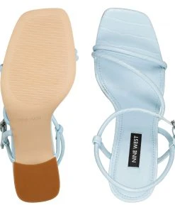 Nine West Gellar Block Heel Sandals Color Pop