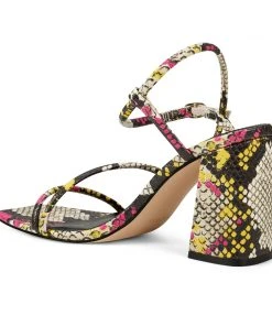 Nine West Color Pop Gellar Block Heel Sandals