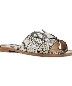 Nine West Genuine Flat Slide Sandals Mules & Slides