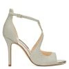 Nine West Metallic Mindset Giaa Heeled Sandals 2 Nine West Metallic Mindset Giaa Heeled Sandals