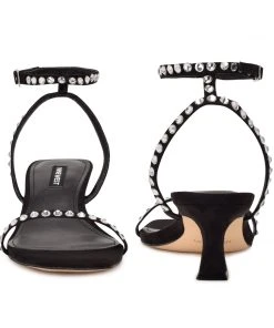 Nine West Giena Ankle Strap Dress Sandals Heel Appeal