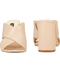 Nine West Gigi Block Heel Slide Sandals Heel Appeal