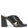 Nine West Gigi Block Heel Slide Sandals Heel Appeal