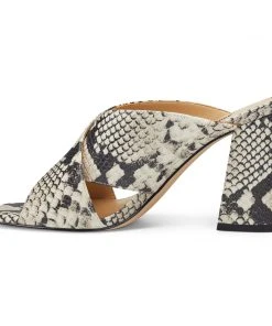 Nine West Heel Appeal Gigi Block Heel Slide Sandals