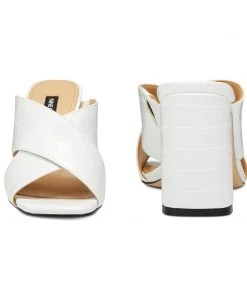 Nine West Gigi Block Heel Slide Sandals