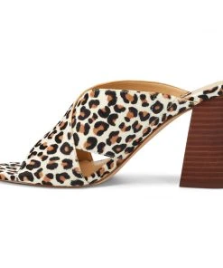 Nine West Gigi Block Heel Slide Sandals