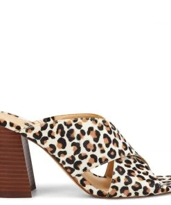 Nine West Gigi Block Heel Slide Sandals