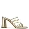 Nine West Girlie Block Heel Slide Sandals Y2K Revival