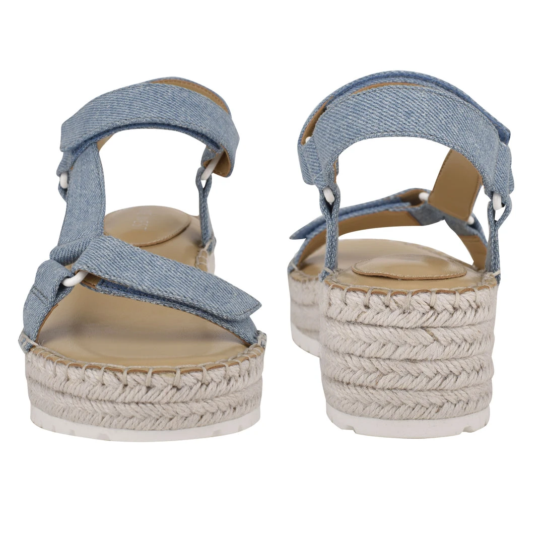 Nine West Glampin Espadrille Wedge Sandals 6 Nine West Glampin Espadrille Wedge Sandals