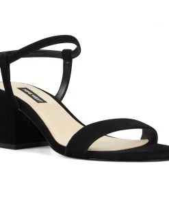 Nine West Heels Gloria Block Heel Dress Sandals