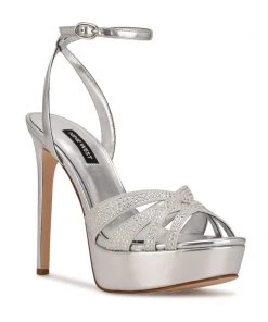Nine West Y2K Revival Gobig Platform Sandals