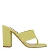 Nine West Gogo Block Heel Slide Sandals