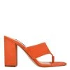 Nine West Gogo Block Heel Slide Sandals Color Pop