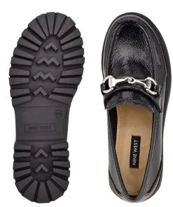Nine West Gonehme Lug Sole Loafers Flats