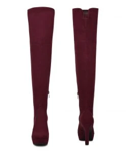 Nine West High Impact Platforms Gotcha Over The Knee Platform Boots