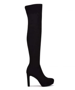 Nine West Gotcha Wide Calf Over The Knee Platform Boots