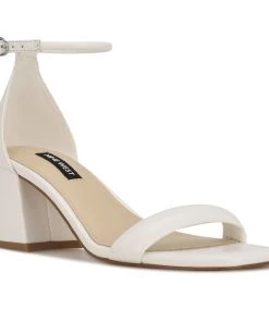 Nine West Shoes Gretal Ankle Strap Block Heel Sandals