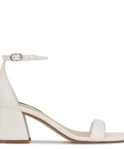 Nine West Shoes Gretal Ankle Strap Block Heel Sandals
