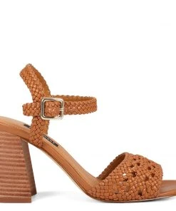 Nine West Heels Gwenny Block Heel Sandals