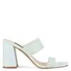 Nine West Gya Block Heel Slide Sandals