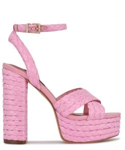 Nine West Hadyn Platform Sandals Weave Got You