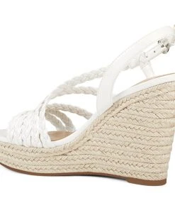 Nine West Halsee Espadrille Wedge Sandals Weave Got You