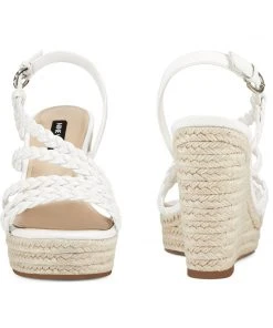 Nine West Halsee Espadrille Wedge Sandals Weave Got You