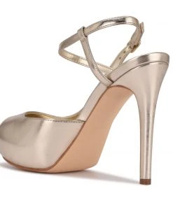 Nine West Y2K Revival Hanken Ankle Strap Platform Sandals