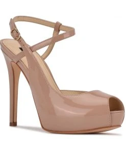 Nine West Y2K Revival Hanken Ankle Strap Platform Sandals