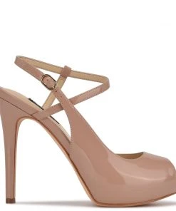 Nine West Y2K Revival Hanken Ankle Strap Platform Sandals