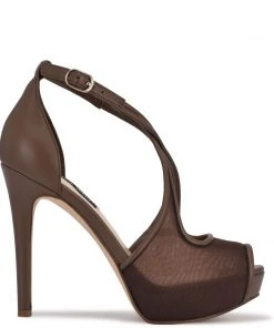 Nine West Hanya Peep Toe Platform Pumps
