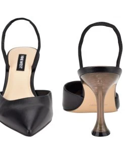 Nine West Happy Pointy Toe Heeled Slingbacks