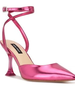 Nine West Harlowe Ankle Strap Pumps Color Pop