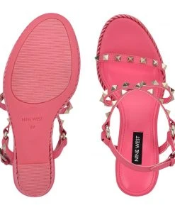 Nine West Harte Studded Espadrille Wedge Sandals 11 Nine West Harte Studded Espadrille Wedge Sandals