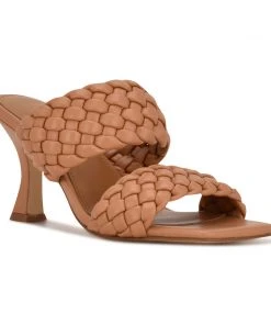 Nine West Weave Got You Hasnot Heeled Slide Sandals