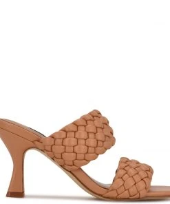 Nine West Weave Got You Hasnot Heeled Slide Sandals