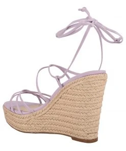 Nine West Havefun Ankle Wrap Espadrille Wedge Sandals Lace It Up