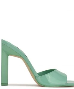 Nine West Y2K Revival Haveit Heeled Slide Sandals